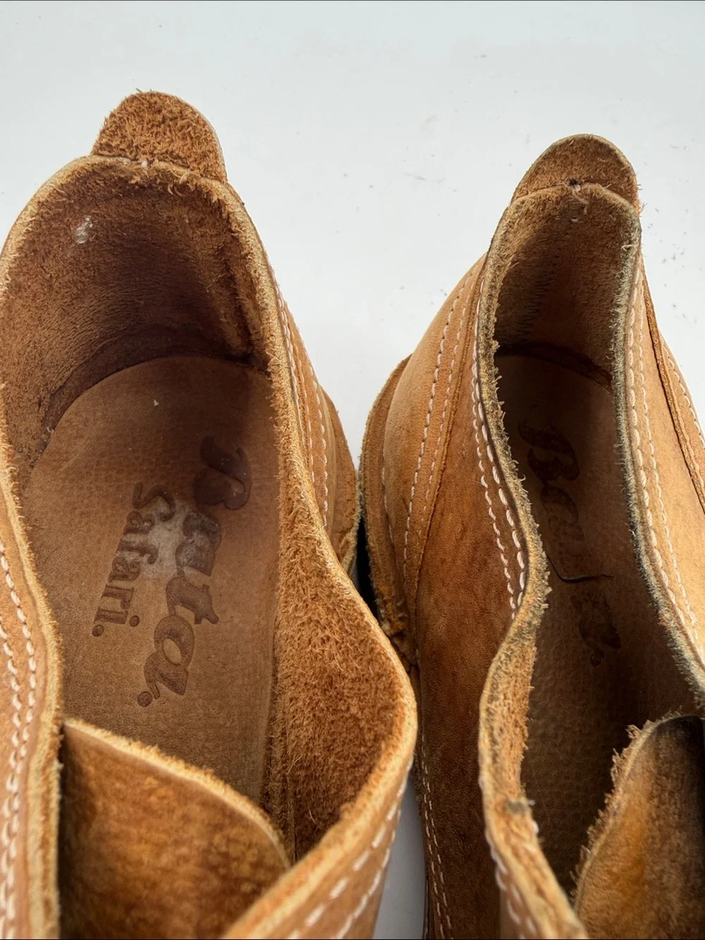 Authentic Bata Safari Kenya Low Cut Oxfords Desert Shoes Men's 9.5 Wheat NuBuck